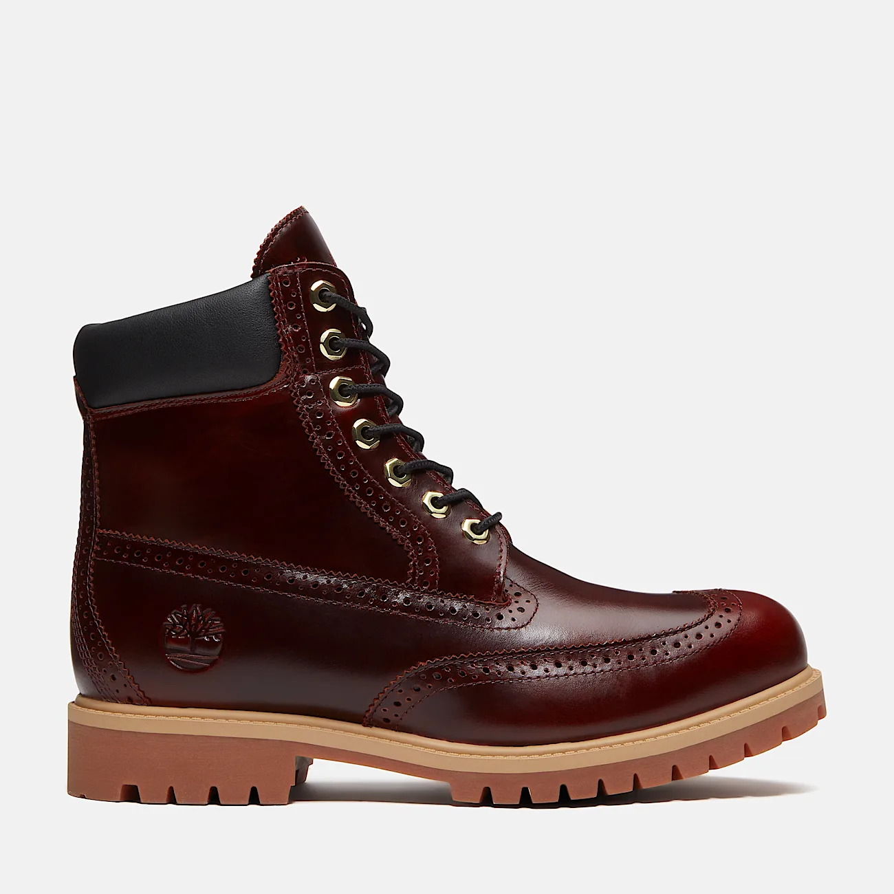 Mens Brooks & Co Premium 6Inch Waterproof Boot TBL Burgundy FullGrain HERO