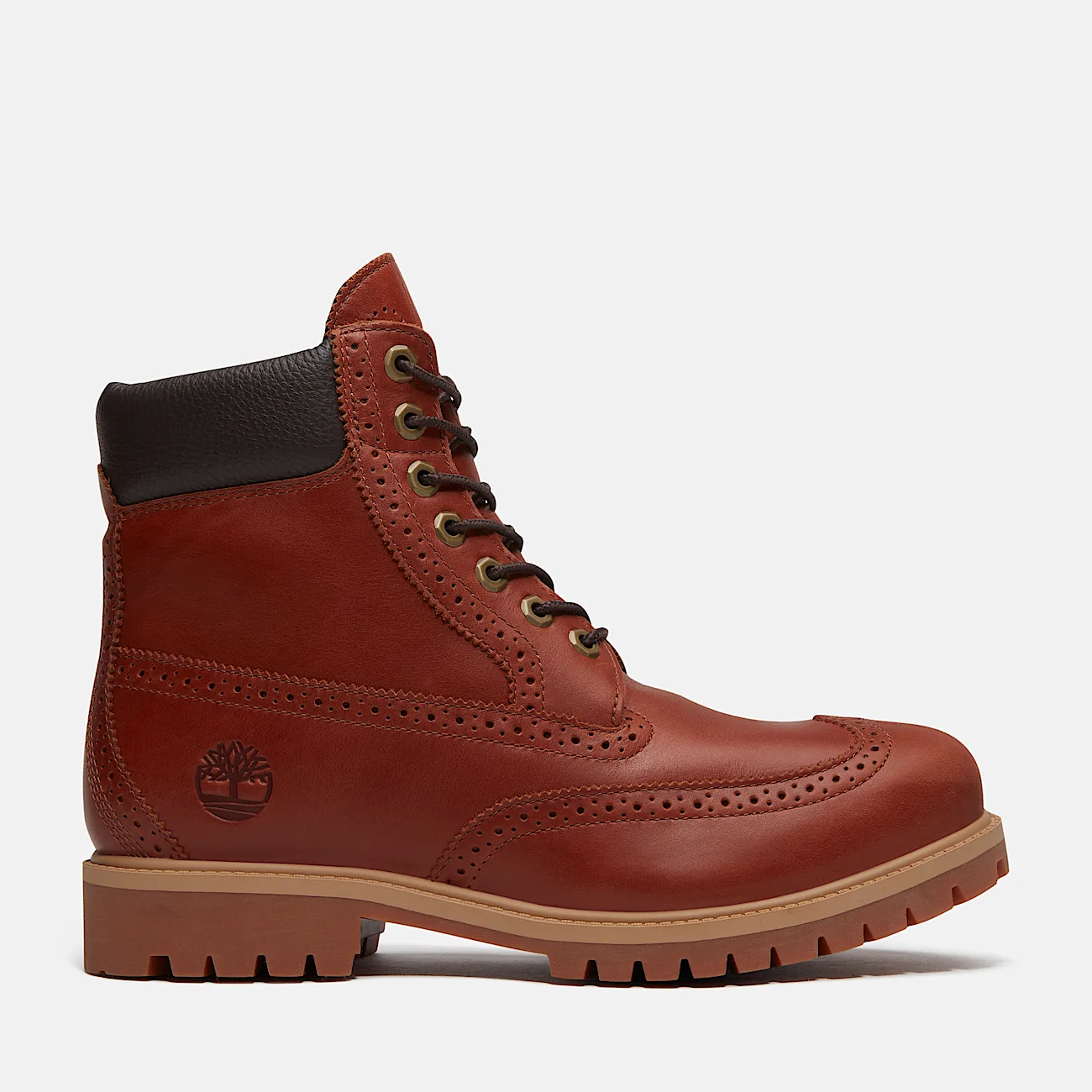 Mens Brooks & Co Premium 6Inch Waterproof Boot TBL Rust FullGrain HERO