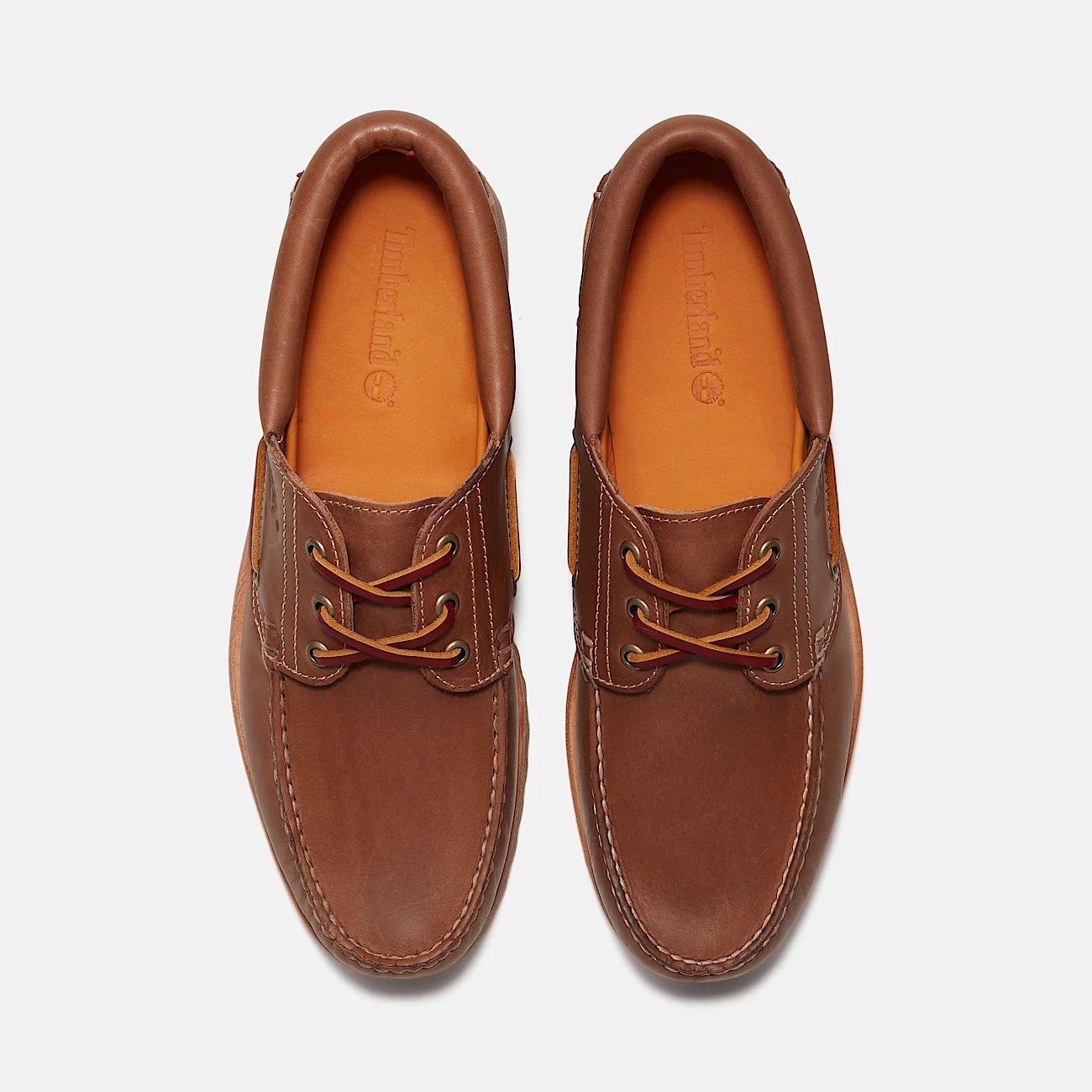 Mens Brooks & Co Authentic 3Eye Lug Handsewn Boat Shoe TBL Medium Brown FullGrainMedium Brown ALT2