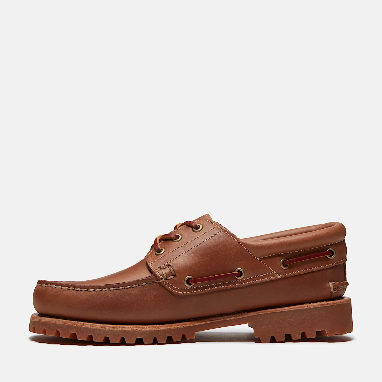 Mens Brooks & Co Authentic 3Eye Lug Handsewn Boat Shoe TBL Medium Brown FullGrainMedium Brown ALT6
