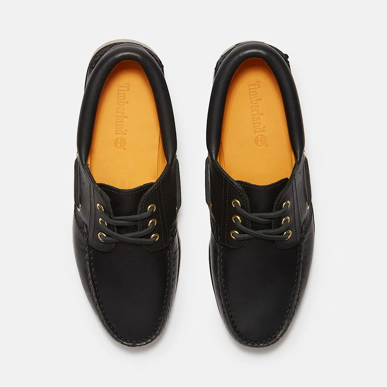 Mens Brooks & Co Authentic 3Eye Lug Handsewn Boat Shoe TBL Black FullGrain ALT2