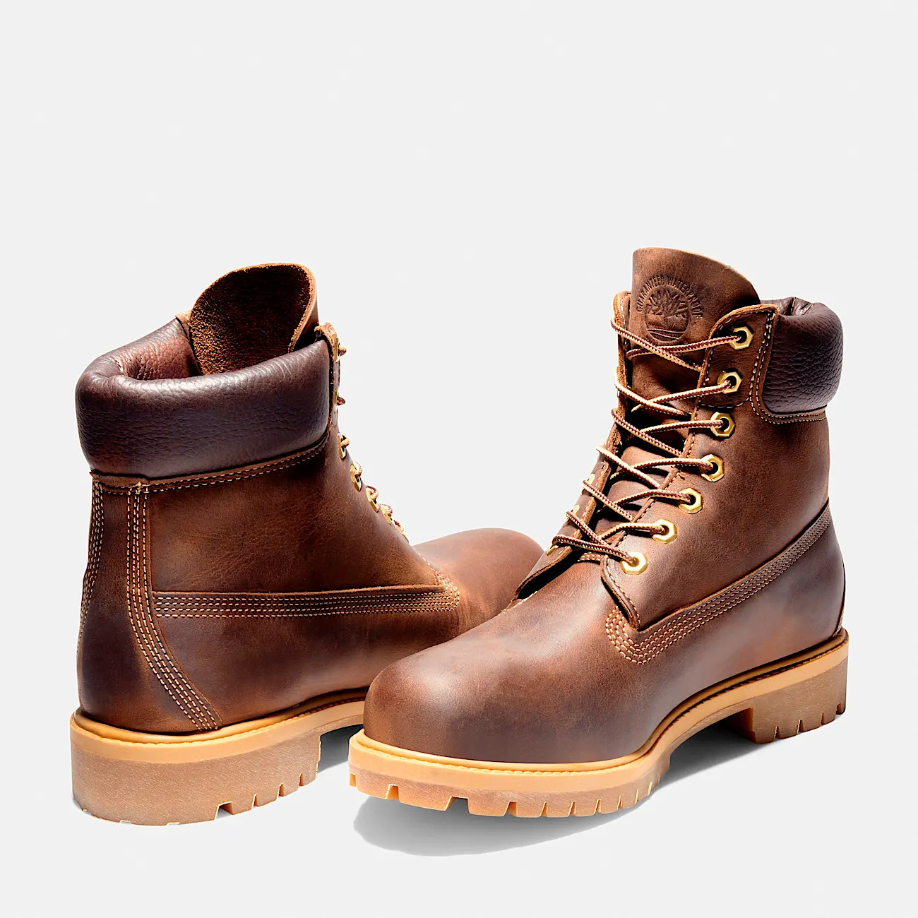 Mens Brooks & Co Premium 6Inch Waterproof Heritage Boot TBL Medium Brown FullGrain ALT5