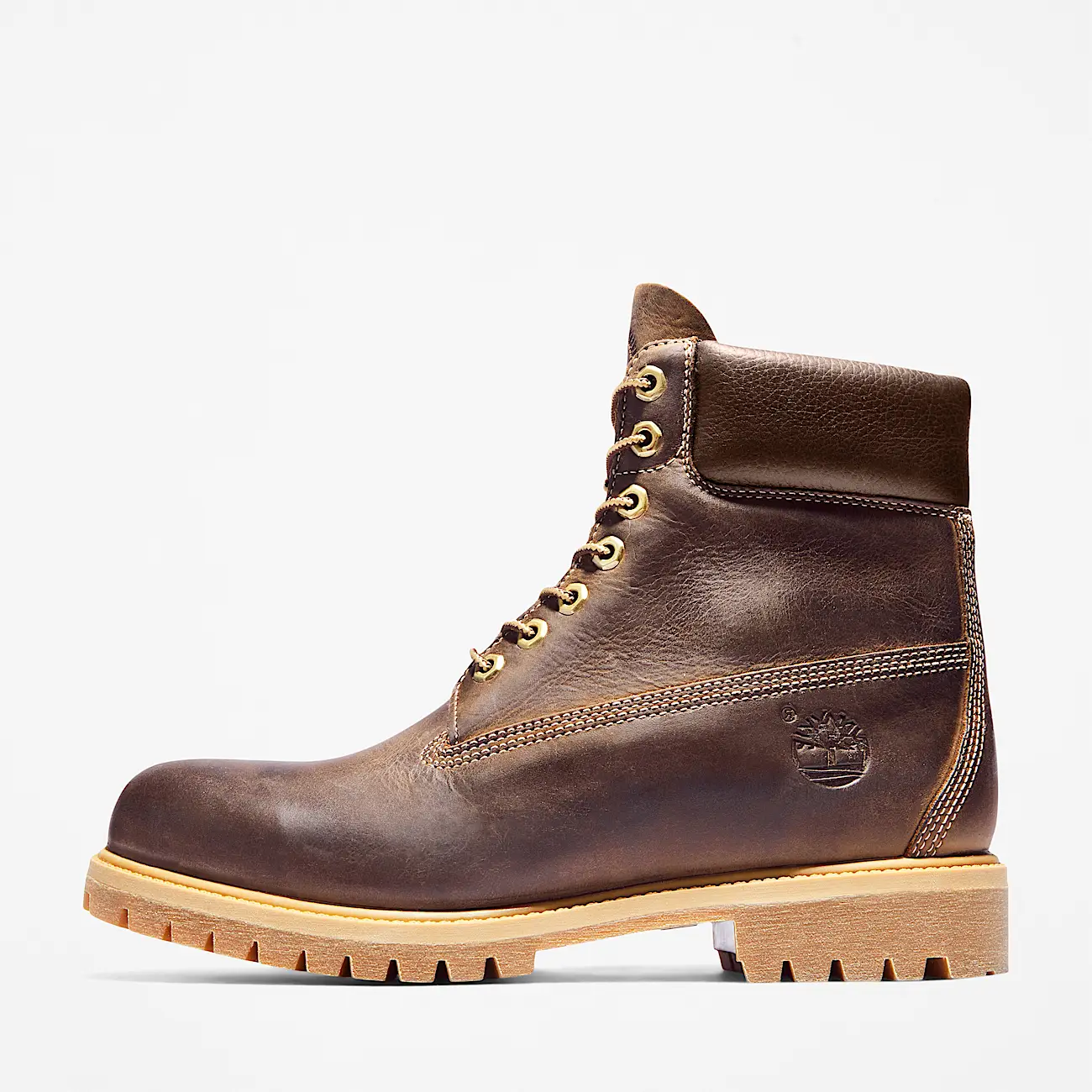 Mens Brooks & Co Premium 6Inch Waterproof Heritage Boot TBL Medium Brown FullGrain ALT7