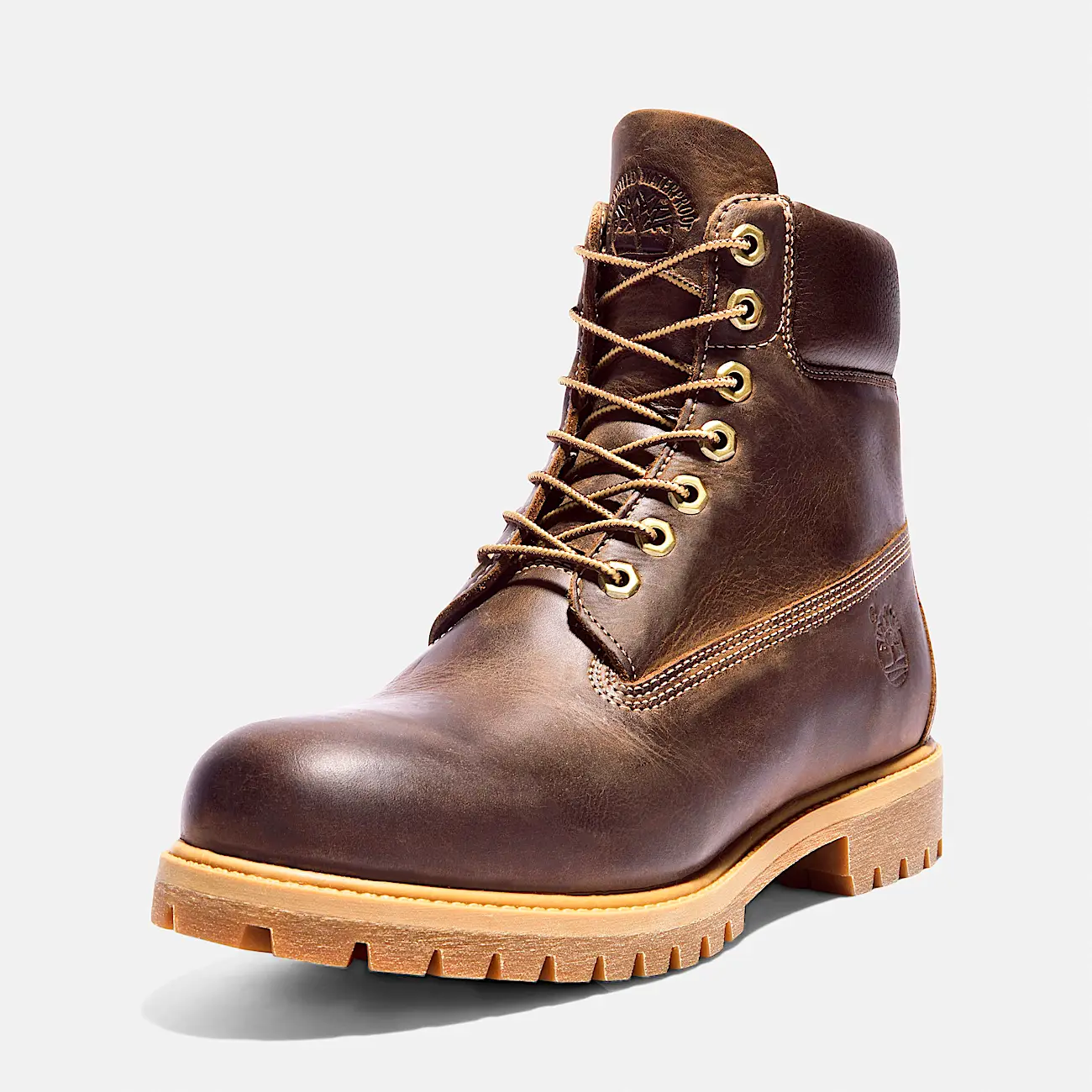 Mens Brooks & Co Premium 6Inch Waterproof Heritage Boot TBL Medium Brown FullGrain ALT8