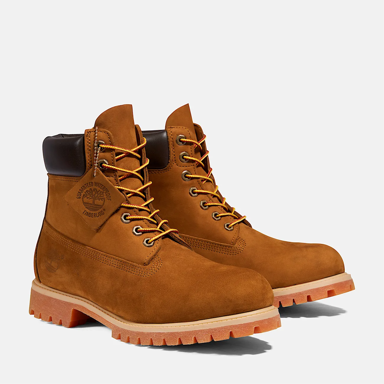 Mens Brooks & Co Premium 6Inch Waterproof Boot TBL Dark Wheat Nubuck ALT4