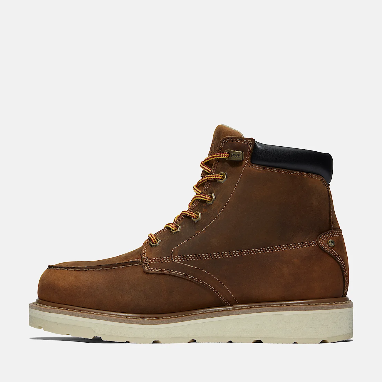 Mens Brooks & Co PRO Gridworks 6 Waterproof MocToe Work Boot TBL Brown FullGrain ALT6