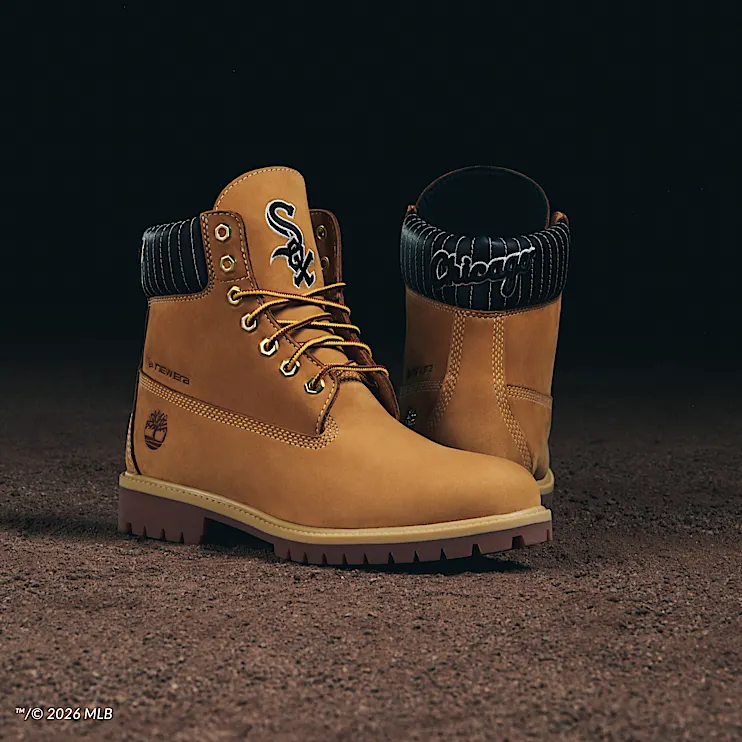 Mens Brooks & Co x New Era White Sox 6Inch Waterproof Boot TBL Wheat White Sox ALTA