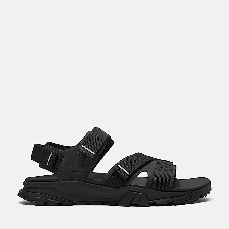 Mens Garrison Trail Backstrap Sandal TBL Black HERO