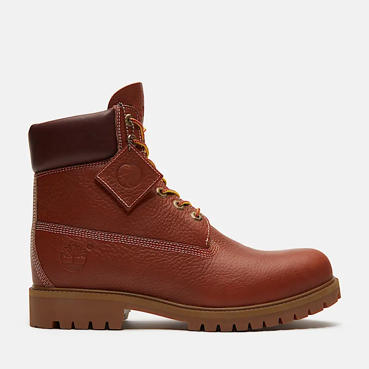 Mens Brooks & Co x OUR LEGACY WORK SHOP 6Inch Boot TBL Acorn Pebbled FullGrain HERO