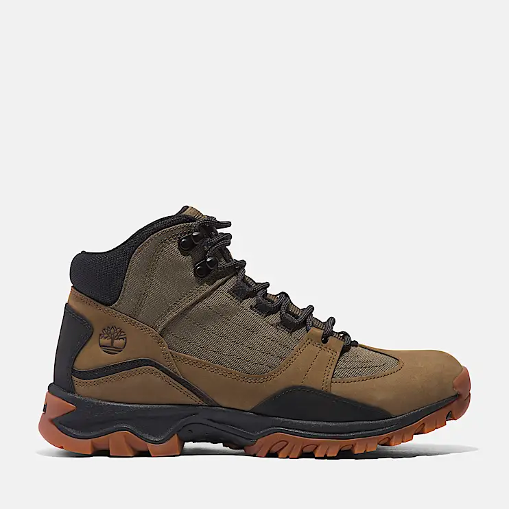 Mens Mt Maddsen Mid Hiking Boot TBL Olive Nubuck HERO