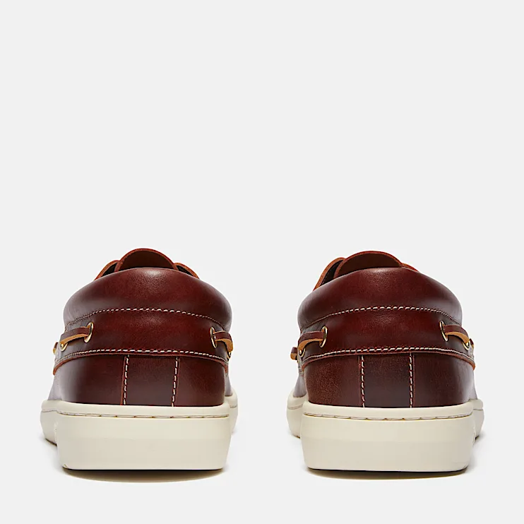 Mens Brooks & Co Portofino Pier Boat Shoe TBL Burgundy FullGrain ALT5