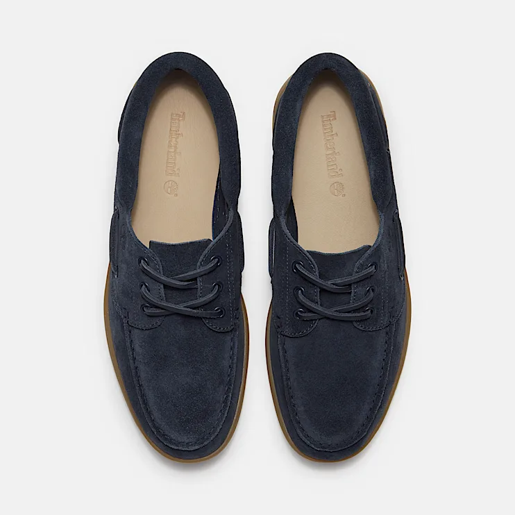 Mens Brooks & Co Portofino Pier Boat Shoe TBL Navy Suede ALT2