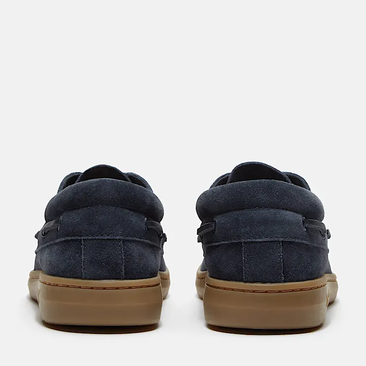 Mens Brooks & Co Portofino Pier Boat Shoe TBL Navy Suede ALT5