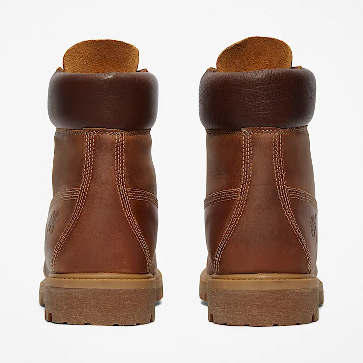 Mens Brooks & Co Premium 6Inch Waterproof Heritage  Boots TBL Medium Brown Nubuck ALT5