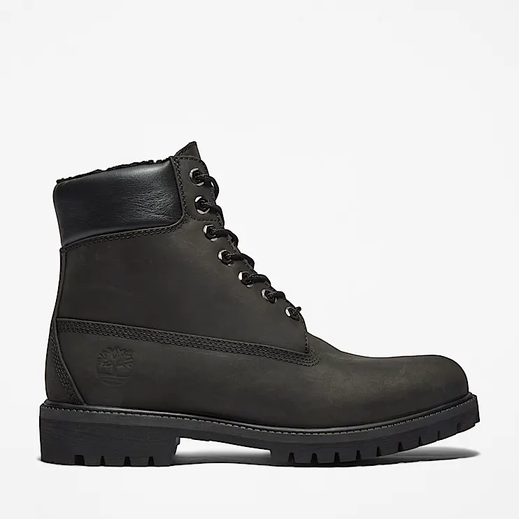 Mens Brooks & Co Premium 6Inch Waterproof WarmLined Boot TBL Black HERO